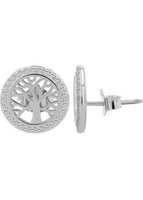 Adelia&acute;s Paar Ohrh&auml;nger ADELIA ́S "Damen Ohrringe &ndash; Ohrstecker Lebensbaum aus 925 Silber", Damen, Gr. Damen, Silber 925 (Sterlingsilber), silber, Ohrringe, Ideal als Geschenk f&uuml;r besondere Anl&auml;sse