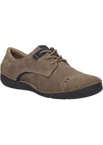 Schn&uuml;rschuh Josef Seibel "Fergey 41", Damen, Gr. 40, castagne, Leder, Schuhe Schn&uuml;rschuh, Freizeitschuh, Halbschuh, Komfortschuh mit Wechselfu&szlig;bett, G-Weite