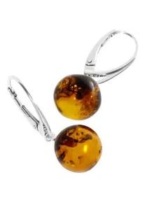 Paar Ohrh&auml;nger OSTSEE-SCHMUCK "- Klassisch 10 mm - Silber 925/000 - Bernstein" Gr. 31, silber (silber 925, silberfarben, wei&szlig;), Ohrringe, Damen, Silber 925 (Sterlingsilber)