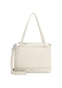 Shopper Tamaris "Shopper TAS Kennia", Damen, Gr. B/H/T: 32cm x 26cm x 12cm 0, beige (beige 400), Polyurethan, Taschen Shopper
