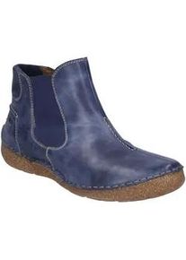 Stiefelette Josef Seibel "Fergey 63, ocean", Damen, Gr. 38, blau (ocean), Obermaterial: 100% Rindsleder Leather cow., Schuhe Stiefelette