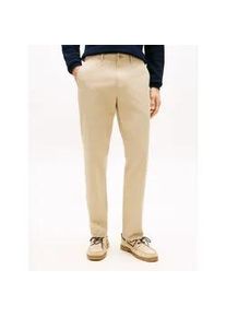 Chinohose Tommy Hilfiger "HARLEM ESSENTIAL", Herren, Gr. 38, L&auml;nge 30, sandalwood, Twill, Obermaterial: 97% Baumwolle, 3% Elasthan, unifarben, schmal normal, Hosen Chinohose, Tapered Leg, Basic, schlichtes Design