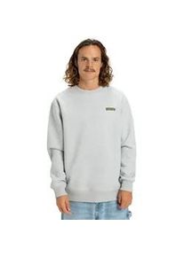 Sweatshirt DC Shoes "Patch It", Herren, Gr. XS, light erdgrau, Obermaterial: 60% Walkfrottier, 40% Microfaser;, Sweatshirts Sweatshirt