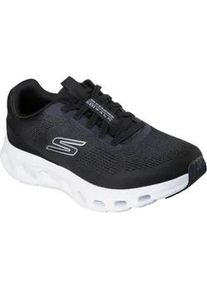Slip-On Sneaker Skechers "GO WALK GLIDE-STEP 2.0", Herren, Gr. 45, schwarz, wei&szlig;, Synthetik, Textil, Schuhe, Sportschuh, Freizeitsneaker, Halbschuh in veganer Verarbeitung