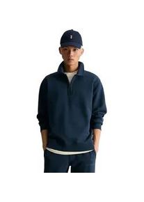 Marc O'Polo Sweatshirt MARC O'POLO DENIM "aus reiner Bio-Baumwolle", Herren, Gr. XXL, navy teal, Obermaterial: 100% Baumwolle, unifarben, relaxed fit, Rippb&uuml;ndchen, Sweatshirts Sweatshirt