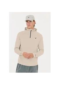 Fleeceshirt Virtus "Allister", Herren, Gr. M, beige, 90% Polyester, 10% Elasthan, unifarben, normal, ohne Ausschnitt, Shirts, mit praktischer Quick-Dry-Funktion