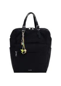 Rucksack SURI FREY "Rucksack SFY Sissy", Damen, Gr. B/H/T: 38cm x 39cm x 15cm, blau (blau 500), Polyester, Rucks&auml;cke Rucksack