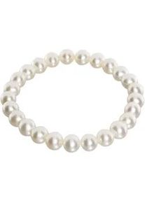 Armband OSTSEE-SCHMUCK "- Ingrid 7 - Perlen - Zuchtperle" Gr. 19, wei&szlig;, Armb&auml;nder, Damen, Perlen, Armband