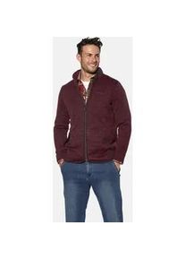 Sweatjacke Babista "Fleecejacke DANARIO", Damen, Gr. L, rot (dunkelrot), Obermaterial: 100% Polyester COOLMAX PES(Coolmax)., Sweatjacken Sweatjacke