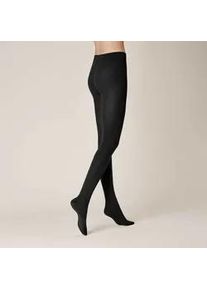 Strickstrumpfhose Kunert "Strumpfhose Soft Wool Cotton", Damen, Gr. 38-40, schwarz (schwarz 0070), Obermaterial: 60% Schurwolle WV. 25% Baumwolle CO. 13% Polyamid PA. 2% Elasthan EL., Strumpfhosen