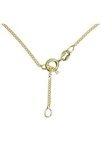 Silberkette OSTSEE-SCHMUCK "- Panzer diamantiert 1,3 mm breit - Silber 925/000, vergoldet -" Gr. 36, gold (goldfarben, gelb), Halsketten, Damen, Silber 925 (Sterlingsilber), Silberkette