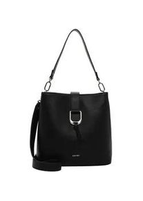 Beuteltasche SURI FREY "Beutel SFY Keely", Damen, Gr. B/H/T: 28cm x 29cm x 12,5cm 0, schwarz (schwarz 100), Polyurethan, Taschen Beuteltasche