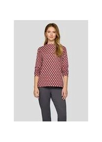 Print-Shirt Rabe "T-Shirt", Damen, Gr. 44, rot, 70%Polyester, 28%Viskose, 2%Elastan, gerade, Shirts