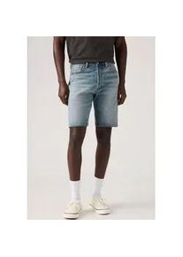 Levi's Bermudas LEVI'S "501 ORIGINAL SHORTS", Herren, Gr. 30, N-Gr, on the way shorts, Denim/Jeans, Obermaterial: 99% Baumwolle, 1% Elasthan, unifarben, normal kniefrei, Hosen Bermudas, Jeans-Bermudas mit Stretch, der Klassiker 501 ORIGINAL