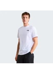 T-Shirt The North Face "M MOUNTAIN SKETCH REGULAR SHORT SLEEVE TEE-GRAPHIC", Herren, Gr. M, tnf wei&szlig;, Obermaterial: 60% Baumwolle, 40% Polyester, Shirts T-Shirt, normale Passform, kurze &Auml;rmel, f&uuml;r Sport- und Outdoor geeignet