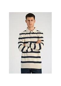 Sweatshirt LINDBERGH "Sweatshirt Relaxed Fit", Herren, Gr. M, pearl wei&szlig;, Obermaterial: 85% Baumwolle, 15% Polyester, l&auml;ssig geschnitten, Sweatshirts Sweatshirt