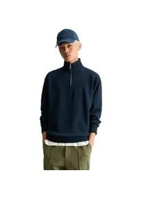 Marc O'Polo Sweatshirt MARC O'POLO DENIM "aus Bio-Baumwolle", Herren, Gr. XL, navy teal, Obermaterial: 100% Baumwolle, unifarben, relaxed fit, elastischer Bund, Sweatshirts Sweatshirt