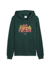 Hoodie Puma "AC Milan ftblCulture Hoodie Herren", Herren, Gr. XXL, schwarz myrtle sunny gelb gr&uuml;n, Obermaterial: 68% Baumwolle, 32% Polyester; Kapuzenfutter: 100% Baumwolle; Rippe: 3% Elasthan, 97% Baumwolle, normal, Sweatshirts Hoodie