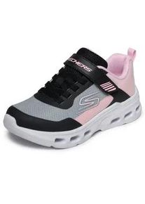 Sneaker Skechers "Skechers GLIDE-STEP AERO", Damen, Gr. 31, schwarz, multi, Lederimitat, Textil, Schuhe Sneaker, Sportschuh mit Klett, Gr&ouml;&szlig;enschablone zum Download