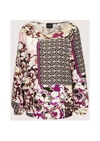 Madeleine Mode Schlupfbluse MADELEINE "Blusenshirt Viskosebluse mit floralem Muster-Mix", Damen, Gr. 42, pink (ros&eacute;, gemustert), Obermaterial: 100% Viskose CV., Modern, gerade, Blusen Schlupfbluse, Mustermix