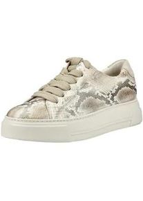 Plateausneaker Paul Green "Paul Green Sneaker Glattleder", Damen, Gr. 37,5, beige, Glattleder, Schuhe Plateausneaker