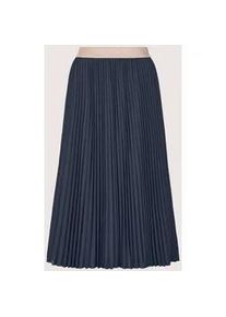 Madeleine Mode Midirock MADELEINE "Plisseerock Eleganter Faltenrock in Midil&auml;nge", Damen, Gr. 38, blau (marine), Obermaterial: 100% Polyester PES., R&ouml;cke