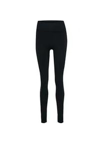 Trainingstights Hummel "HMLHIIT SEAMLESS HIGH WAIST TIGHTS", Damen, Gr. S (36), N-Gr, schwarz, Obermaterial: 72% Polyester, 21% Polyamid, 7% Elasthan, Hosen