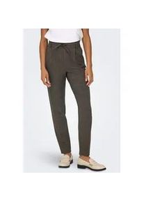 Jogger Pants Only "ONLPOPTRASH-DELL EASY MEL PANT PNT NOOS", Damen, Gr. XL (42), L&auml;nge 34, wei&szlig; (schwarz detail:wei&szlig; pepper, schwarz braun melange), Milano Rib, Obermaterial: 63% Polyester, 33% Viskose, 4% Elasthan, meliert, regular fit normal, Hosen