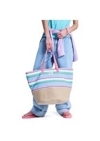 Strandtasche Roxy "Waikiki Life", Damen, cloud dancer classic stripe, Baumwolle, Taschen Strandtasche
