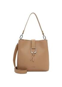 Beuteltasche SURI FREY "Beutel SFY Keely", Damen, Gr. B/H/T: 28cm x 29cm x 12,5cm 0, beige (sand 420), Polyurethan, Taschen Beuteltasche