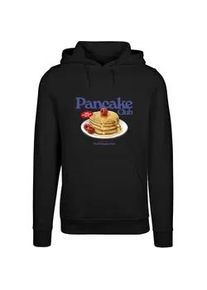 Mister Tee Kapuzenpullover MISTERTEE "MisterTee Pancake Club Hoody", Herren, Gr. XS, schwarz, 65% Baumwolle, 35% Polyester, mehrfarbig, normal, ohne Ausschnitt, Pullover Kapuzenpullover