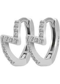 Adelia&acute;s Klappcreolen ADELIA ́S "Damen Ohrringe &ndash; Klappcreole aus 925 Silber", Damen, Gr. Damen, Silber 925 (Sterlingsilber), silber, Ohrringe Klappcreolen, Sch&ouml;ne Geschenkidee zum Geburtstag