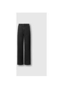 Straight-Jeans Pepe Jeans "STRAIGHT JEANS UHW LEXA", Damen, Gr. 30, L&auml;nge 30, tiefblau, Denim/Jeans, Obermaterial: 100% Baumwolle, unifarben, straight fit lang, Jeans Straight-Jeans, High Waist