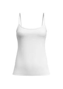 Unterhemd Calida "Unterhemd Spaghetti-Top Essential Cotton 1er Pack", Damen, Gr. 48-50, N-Gr, wei&szlig;, Obermaterial: 95% Baumwolle CO. 5% Elasthan EL., Unterhemden Unterhemd