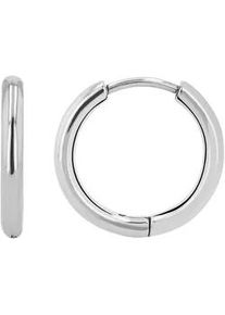 Adelia&acute;s Klappcreolen ADELIA ́S "Unisex Ohrringe &ndash; Klappcreole aus Titan", Damen, Gr. Unisex, Titan, silber, Ohrringe Klappcreolen, Ein Geschenk, das Freude macht