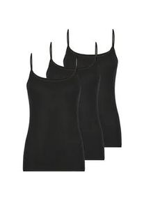 Achseltop Nina von C. "Damen Tr&auml;gerhemd GOTS Fine Cotton", Damen, Gr. 40, N-Gr, schwarz, Obermaterial: 100% Baumwolle CO(Bio)., Unterhemden