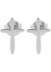 Adelia&acute;s Paar Ohrh&auml;nger ADELIA ́S "Damen Ohrringe &ndash; Ohrstecker Kreuz aus 925 Silber", Damen, Gr. Damen, Silber 925 (Sterlingsilber), silber, Ohrringe, Perfekt als Geschenk zum Weihnachten