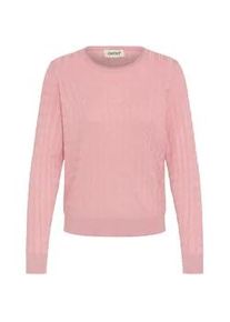 Rollkragenpullover oxmo "Rollkragenpullover OXISISSE", Damen, Gr. S, rosa (zephyr), Obermaterial: 70% Viskose CV. 30% Nylon NY., Pullover Rollkragenpullover