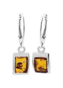 Paar Ohrh&auml;nger OSTSEE-SCHMUCK "- Astrid 9x6 - Silber 925/000 - Bernstein" Gr. 31, silber (silber 925, silberfarben, wei&szlig;), Ohrringe, Damen, Silber 925 (Sterlingsilber)