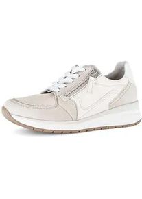 Sneaker Gabor "Sneaker low", Damen, Gr. 36, beige, Schuhe Sneaker