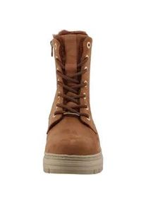 Stiefel Tom Tailor "Tom Tailor Tall Boots", Damen, Gr. 38, hazel, Polyester, unifarben, Schuhe Stiefel