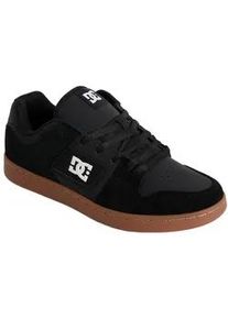 Sneaker DC Shoes "Manteca", Herren, Gr. 9(42), schwarz, gum, Obermaterial:Obermaterial: Leder (Kuh) / Futter: Textil / Au&szlig;ensohle: Gummi;, Schuhe Sneaker