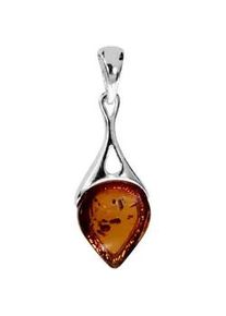 Kettenanh&auml;nger OSTSEE-SCHMUCK "- Ditte - Silber 925/000 - Bernstein" Gr. 30, silber (silber 925, silberfarben, wei&szlig;), Schmuckanh&auml;nger, Damen, Silber 925 (Sterlingsilber), Kettenanh&auml;nger