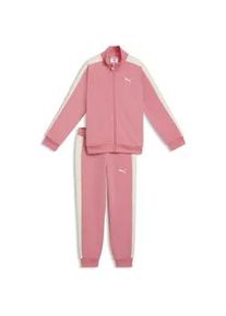 Jogginganzug Puma "T7 Always On Trainingsanzug Kinder", Jungen, Gr. 110, wild pink, Obermaterial: 100% Polyester; Rippe: 2% Elasthan, 98% Polyester, Sportanz&uuml;ge Jogginganzug