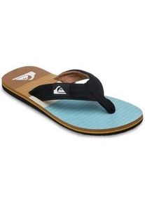 Sandale Quiksilver "Molokai Layback", Herren, Gr. 13(46), tobacco braun tijuana, Obermaterial:Obermaterial: 100% Baumwolltextil, Futter: 100% Polyestertextil, Laufsohle: 100% Schwammgummi;, Schuhe Sandale