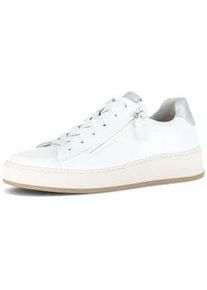 Sneaker Gabor "Sneaker low", Damen, Gr. 38,5, wei&szlig;, Schuhe Sneaker