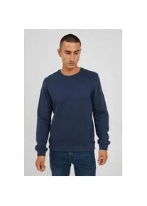 Rundhalspullover Blend "BHAvebury", Herren, Gr. M, marineblaus, Sweatware, 100% Baumwolle, unifarben, regular fit normal, Rundhals, Pullover Rundhalspullover, Klassisches Sweatshirt mit Rundhalsausschnitt