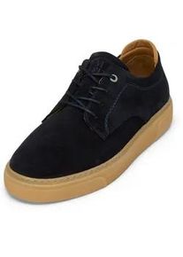 Marc O'Polo Schlupfboots MARC O'POLO "aus softem Velours-Rindleder", Herren, Gr. 44, navy, Obermaterial: 100% Leder (Rind), unifarben, Schuhe Schlupfboots