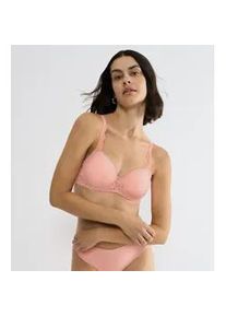 T-Shirt-BH Triumph "Amourette", Damen, Gr. 85, Cup F, cherry rose, Microtouch, Obermaterial: 52% Polyester, 32% Polyamid, 16% Elasthan, BHs T-Shirt-BH, Stretch-Spitze, glatte Cups, atmungsaktiv, leicht, feminin