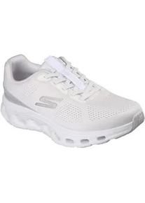 Slip-On Sneaker Skechers "GO WALK GLIDE-STEP 2.0", Herren, Gr. 40, wei&szlig;, Synthetik, Textil, Schuhe, Sportschuh, Freizeitsneaker, Halbschuh in veganer Verarbeitung